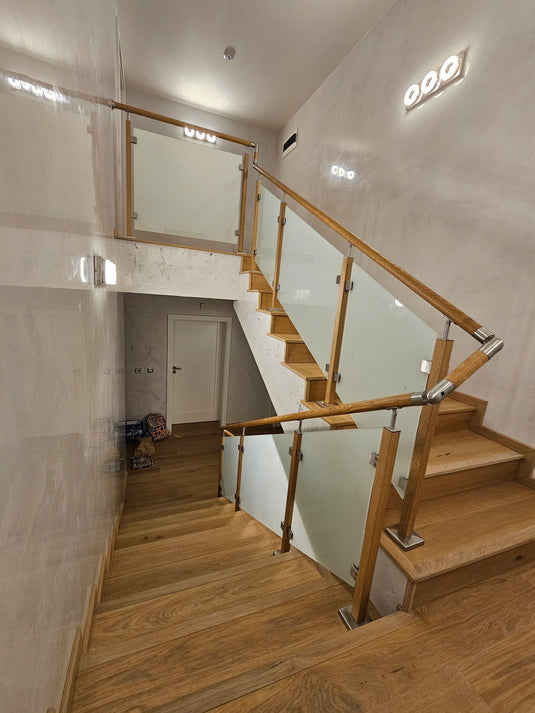 Дървена ръкохватка ф42 мм. - ДЪБ