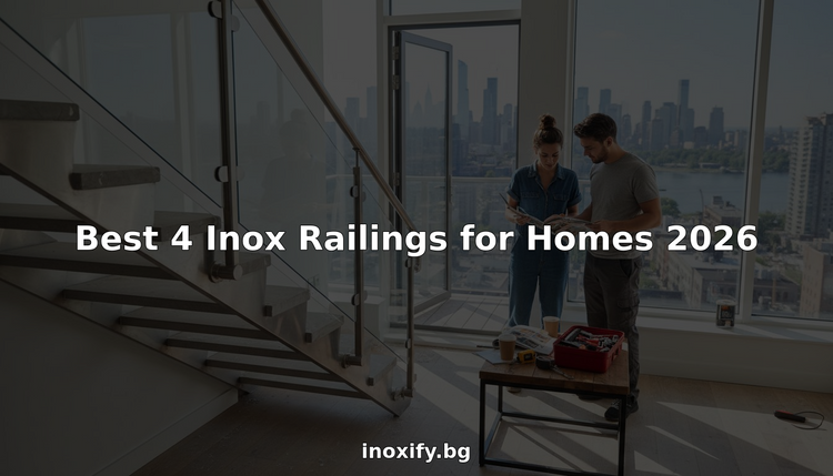 Modern apartment with stainless steel and glass railing