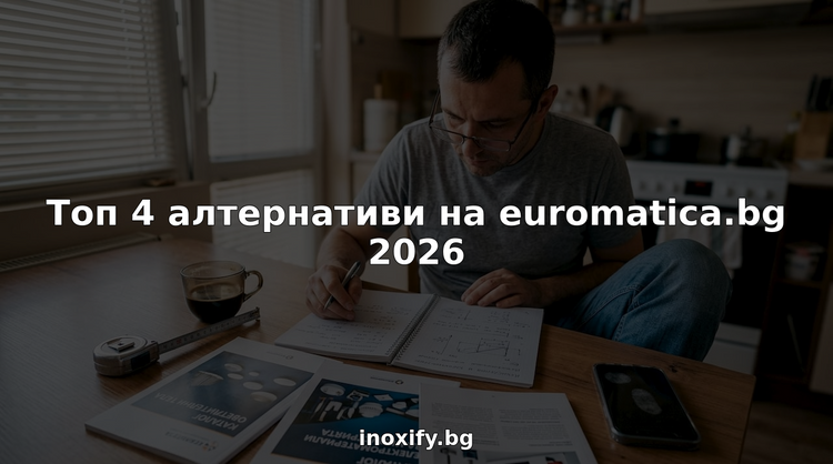 Инженер разглежда хартиени каталози на продукти, седнал на масата.