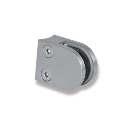 Stainless steel round glass clamp round mount 42.4mm 4-8mm